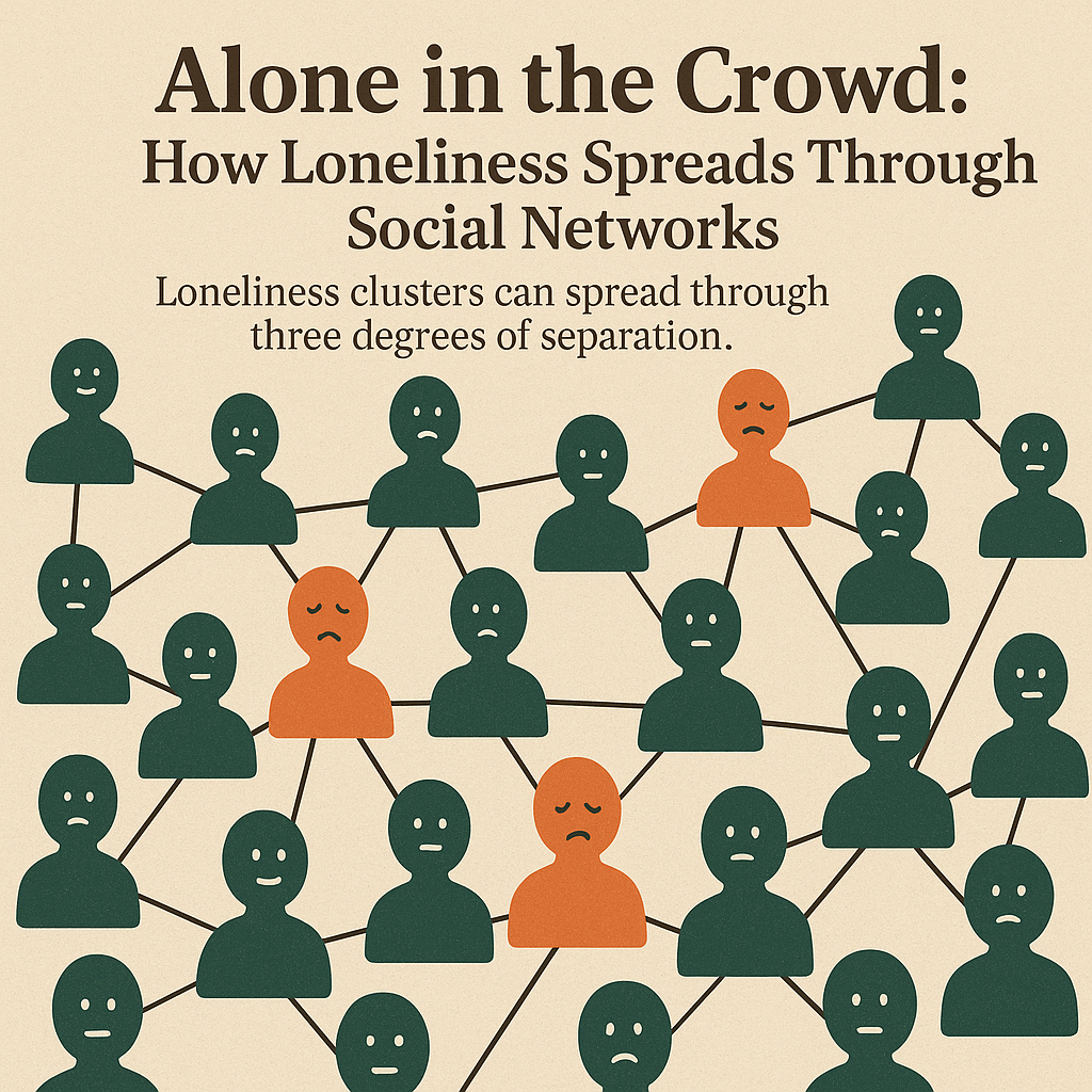 Alone in the Crowd: How Loneliness Spreads Through Social Networks